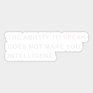 Funny movie quote Sticker